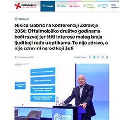 Nikica Gabrić na konferenciji Zdravlje 2050. (Ordinacija.hr)
