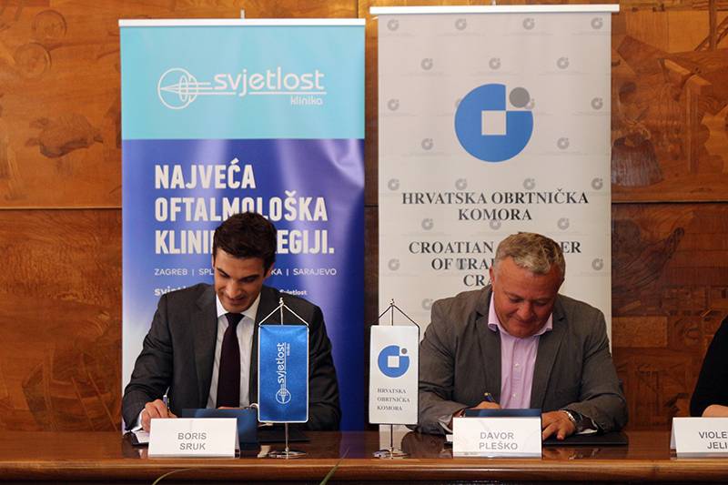 Potpisan partnerski sporazum Svjetlosti i Hrvatske obrtničke komore